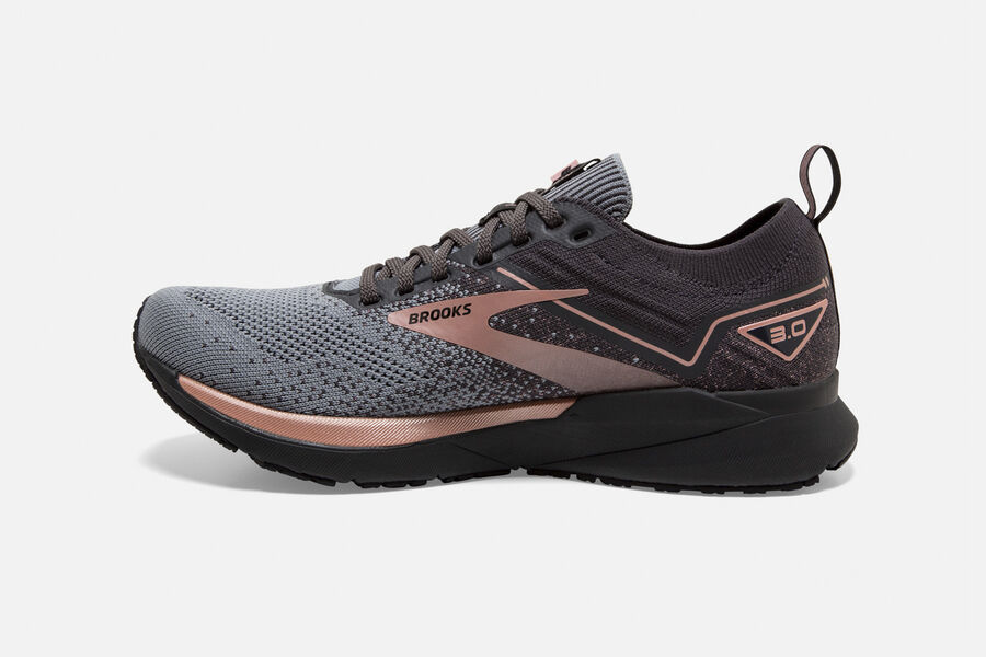 Brooks Ricochet 3 Road Löparskor Dam - Mörkgrå/Rosa - 3092-YPRAV